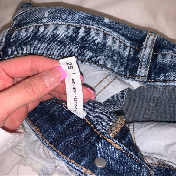 Pacsun high rise festival shorts size 25 - Picture 7 of 9